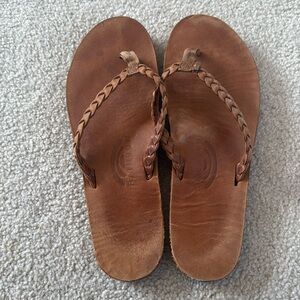 Women’s braided Rainbow sandals